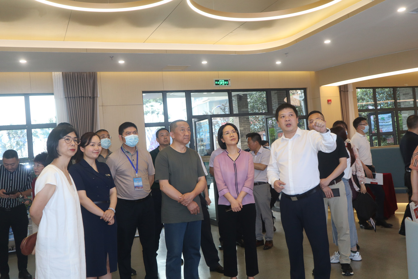 6月2日，聚焦成渝地區雙城經濟民政合作|四川省民政廳代表團一行蒞臨光大百齡幫調研。 